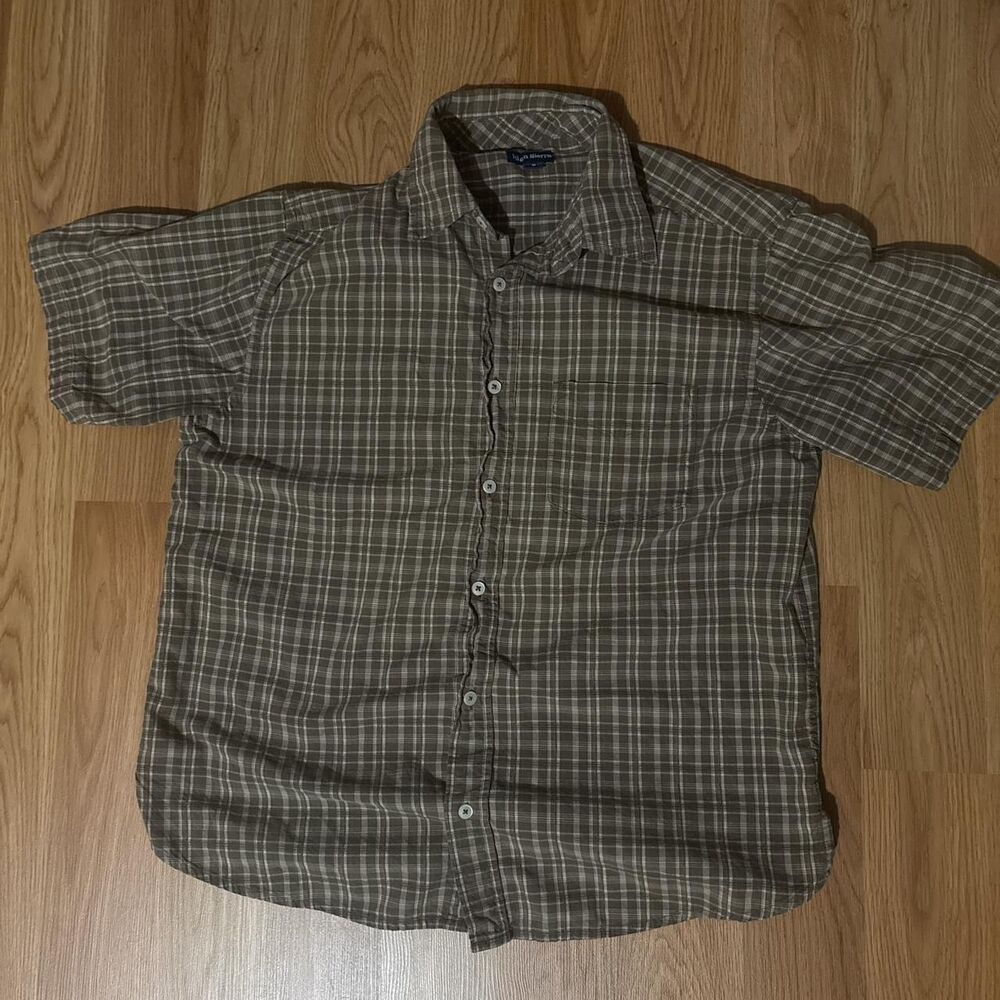 High-sierra Men's Cream and Brown Shirt